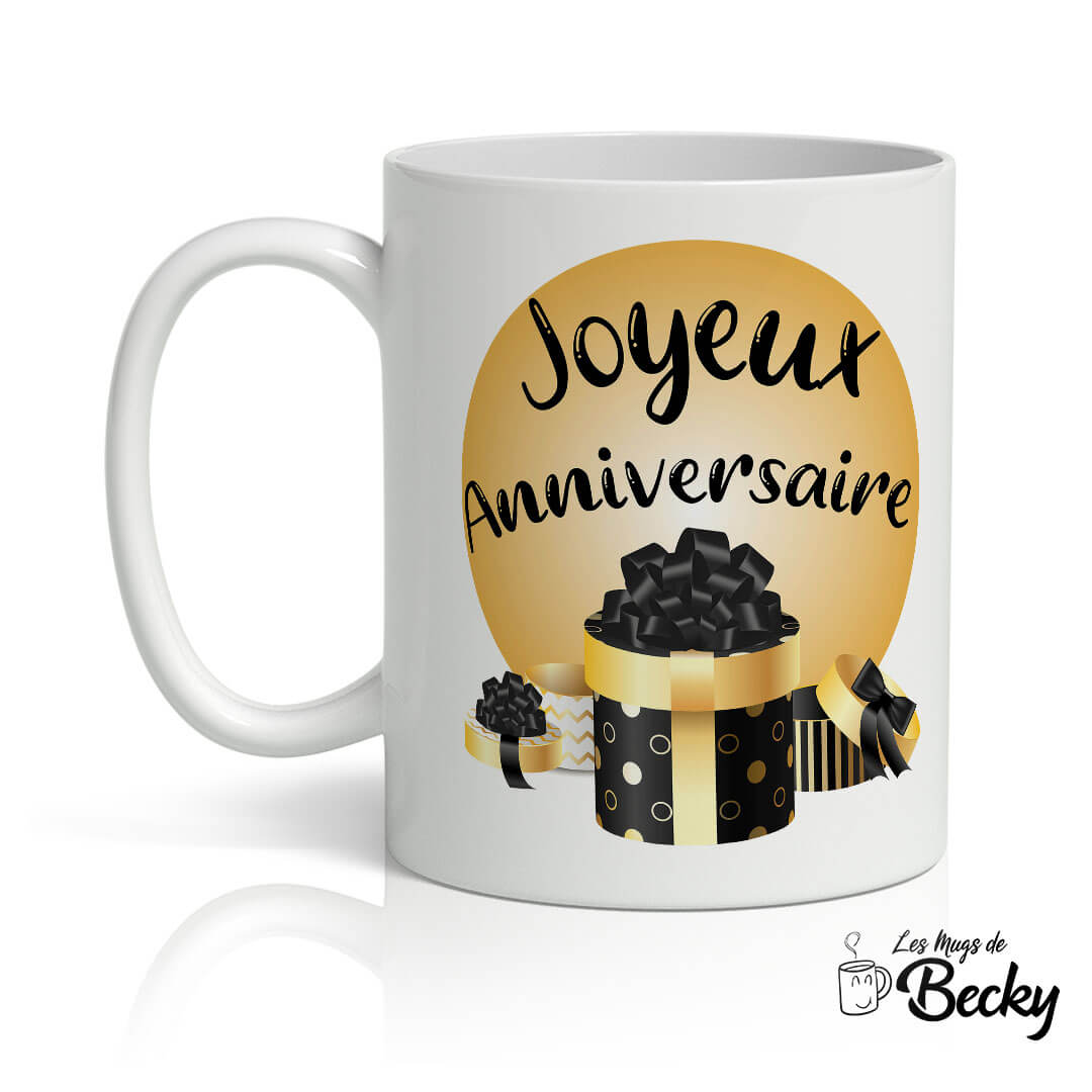 Mug Drôle Motivation Cadeau Anniversaire Noël - Blanc - Neuf